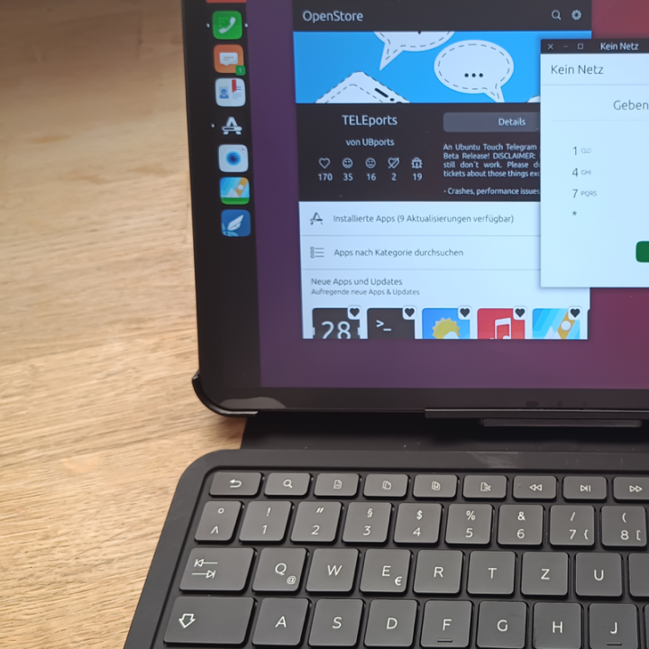 Volla Tablet,  Keyboard med beskyttelses-deksel. Skandinavisk versjon